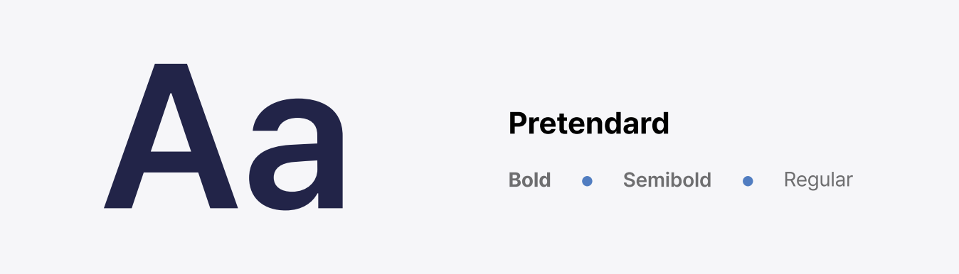 Pretendard font style